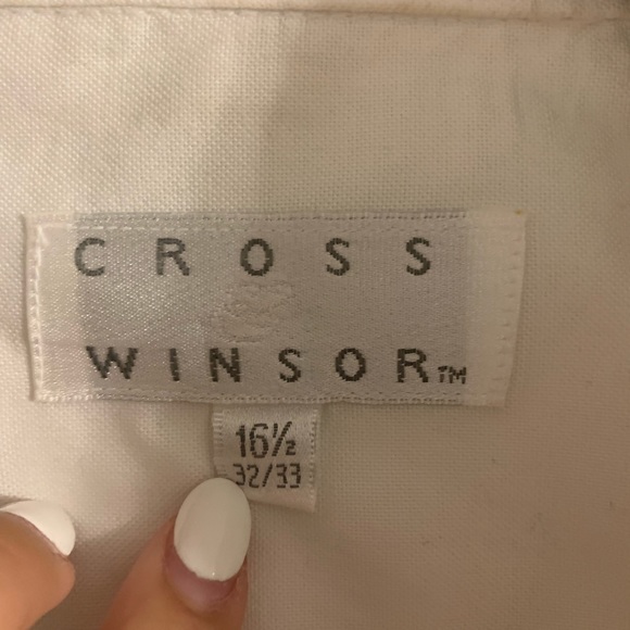 white collared button up - Picture 3 of 4